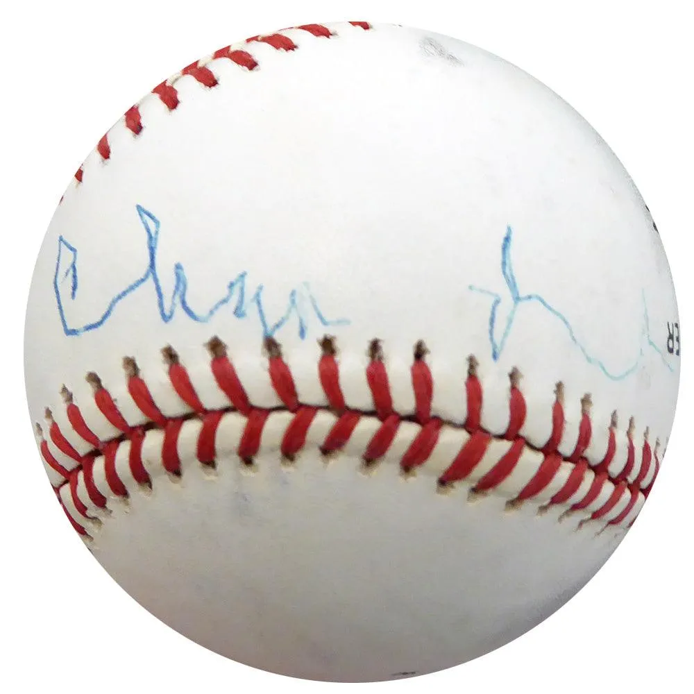 A.B. AB "Happy" Chandler Autographed Official NL Baseball Commissioner Beckett BAS #F26365