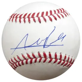 Addison Russell Autographed Official MLB Baseball Chicago Cubs PSA/DNA #AB86245