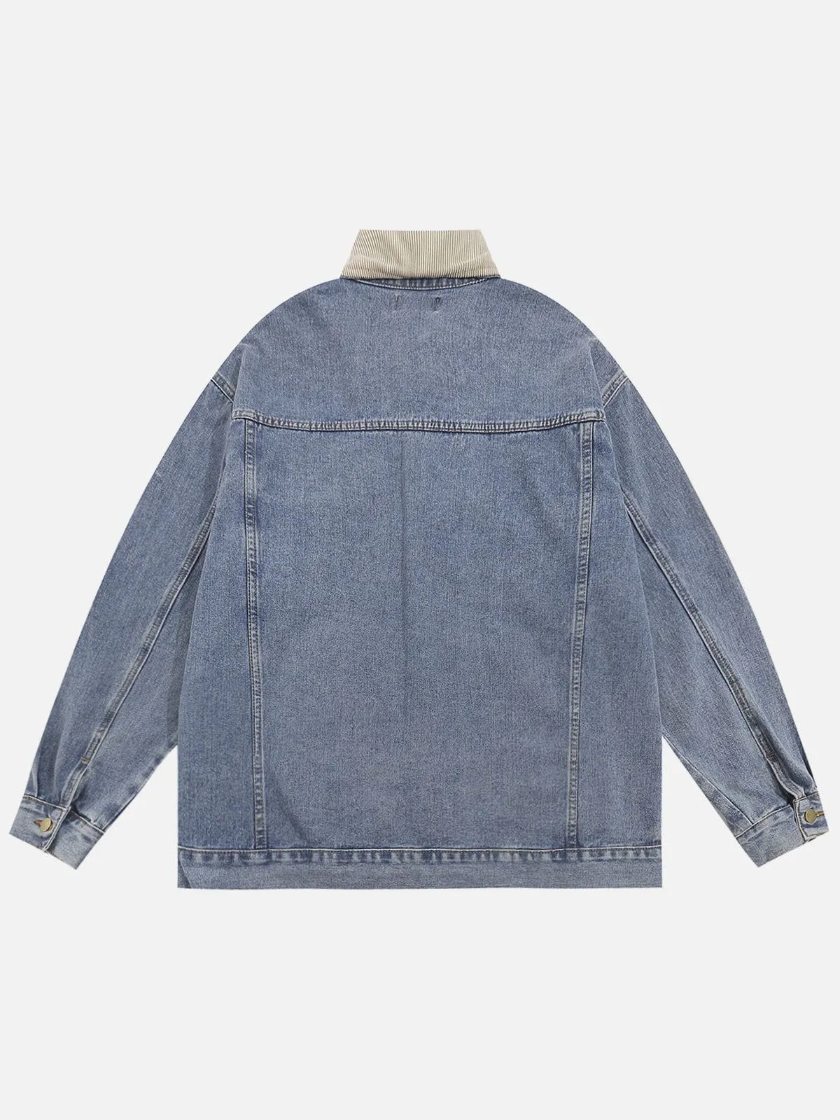 Aelfric Eden Basic Patchwork Denim Jacket