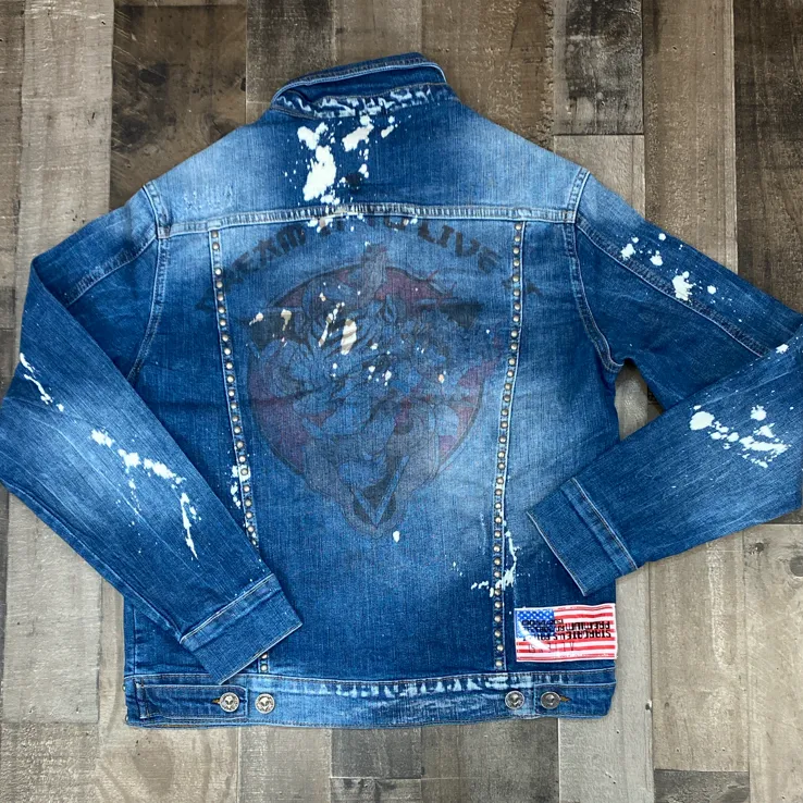 Alien 51- denim jacket w/pictures