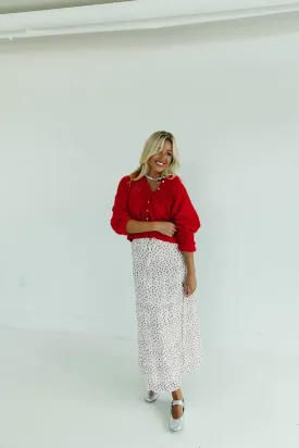 Apple Of My Eye Maxi Skirt - Off White