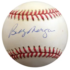 Bobby Morgan Autographed Official NL Baseball Brooklyn Dodgers Beckett BAS #F29988