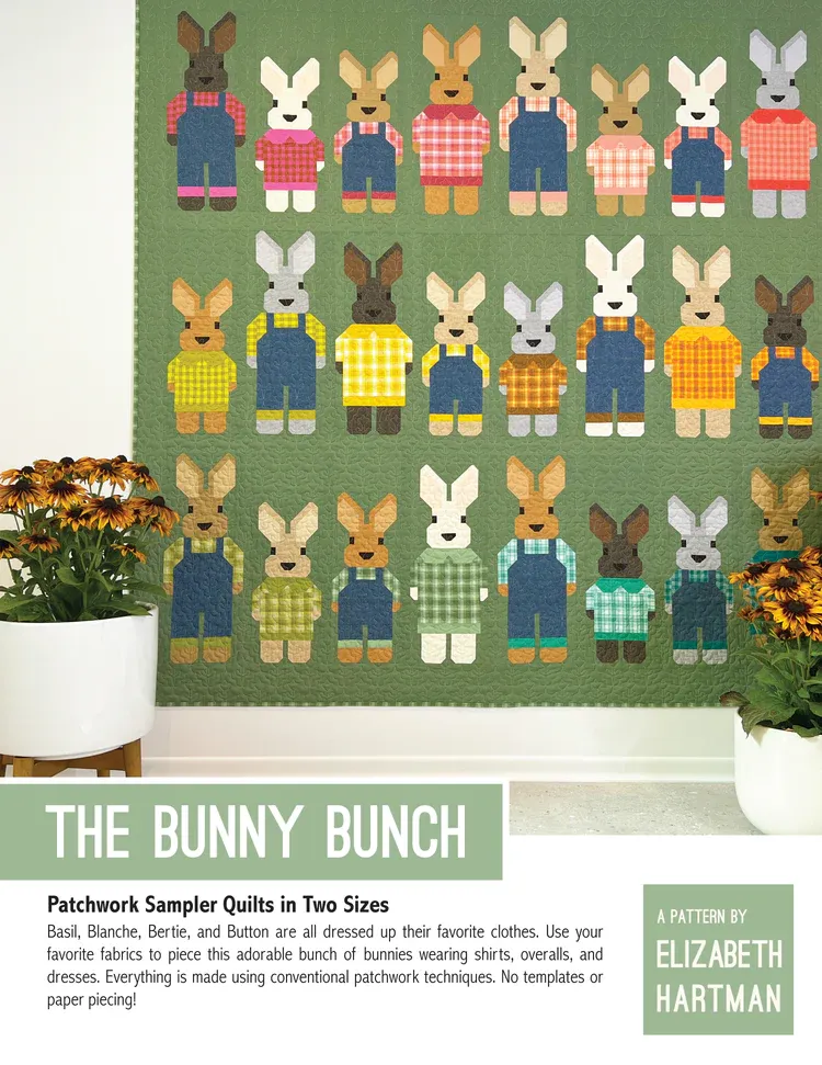 Bunny Bunch, A Quilt Pattern by Elizabeth Hartman