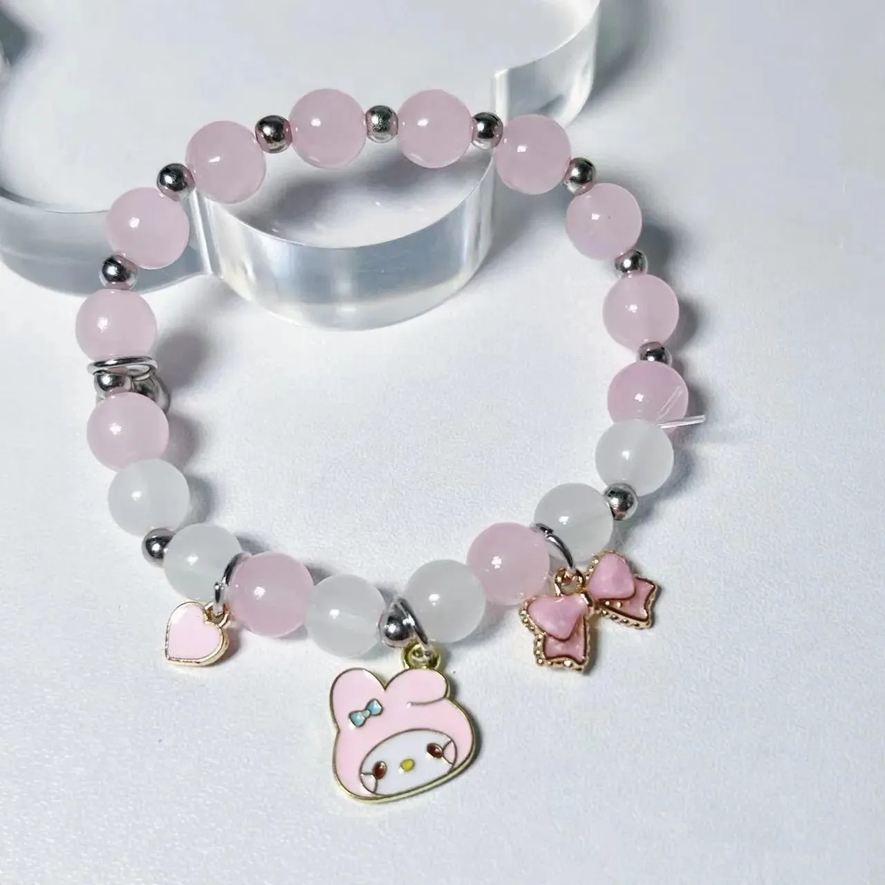 Cartoon Bow Charm Bracelet