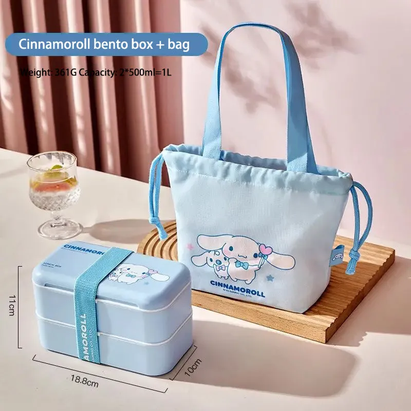 Cartoon Double Layer Lunch Box SK583