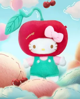 Cartoon Kitty Apple Plush Doll