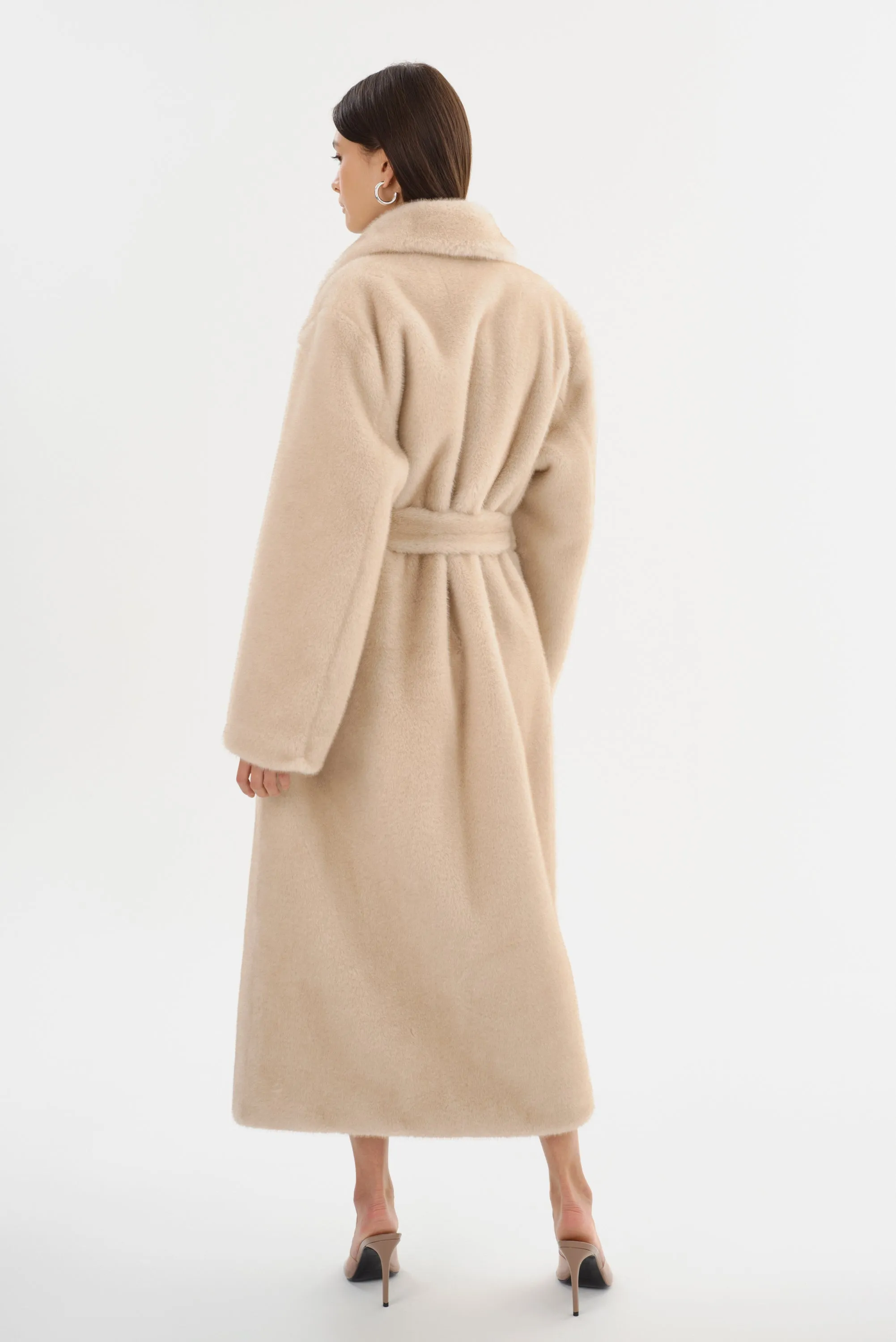 DARELLE | Faux Fur Maxi Coat