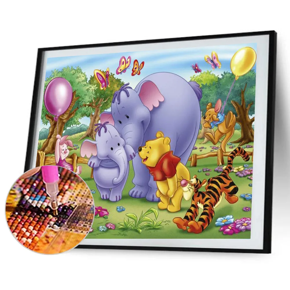 Diamond Painting-Full Round Drill Cartoon(50*60CM)