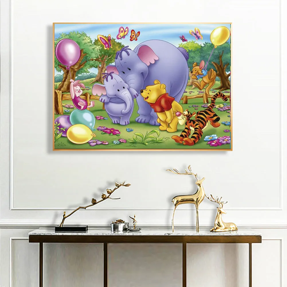 Diamond Painting-Full Round Drill Cartoon(50*60CM)