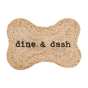 Dine & Dash Jute Dog Mat