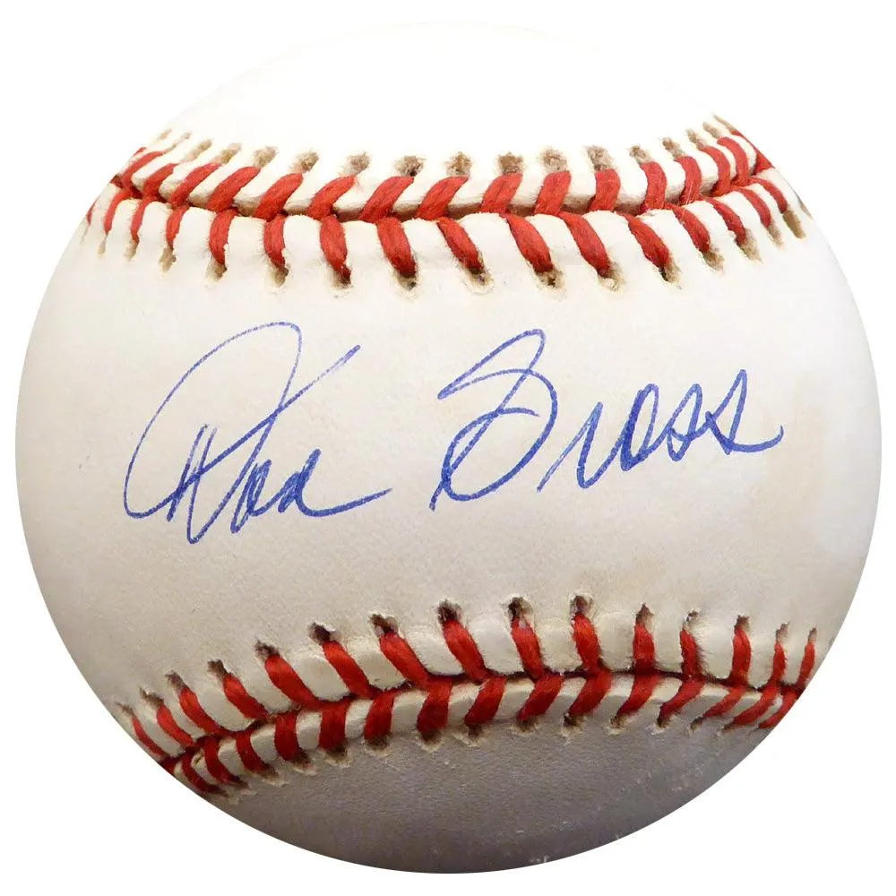 Don Gross Autographed Official NL Baseball Cincinnati Reds, Pittsburgh Pirates Beckett BAS #F26821