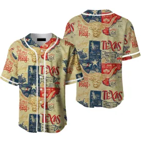 Don't Mess With Texas Baseball Jersey, Idea Gift for Men & Women