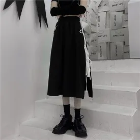 Double Layer String Long Skirt SD01717