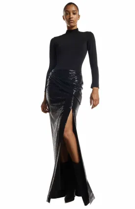 Erida | Captivating Presence: Long Sequin Skirt