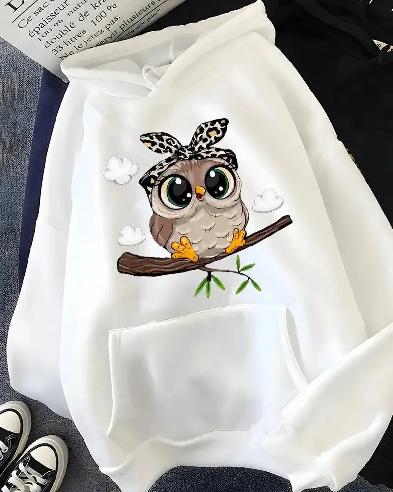 Fashion Women Cute Cartoon Hoodie