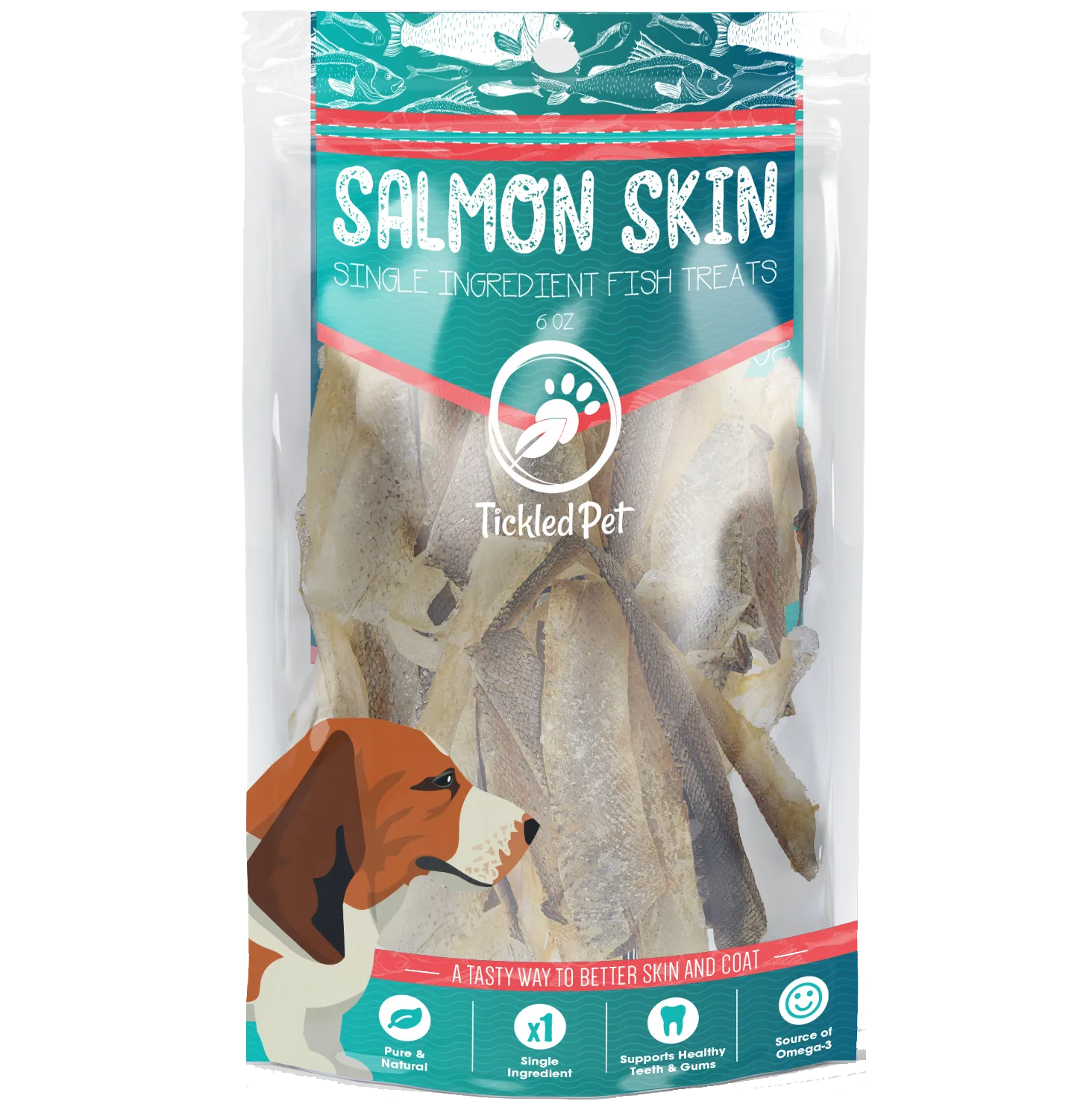 Fish Skin Combo Pack: All-Natural Cod Skin Rolls and Salmon Skin Treats