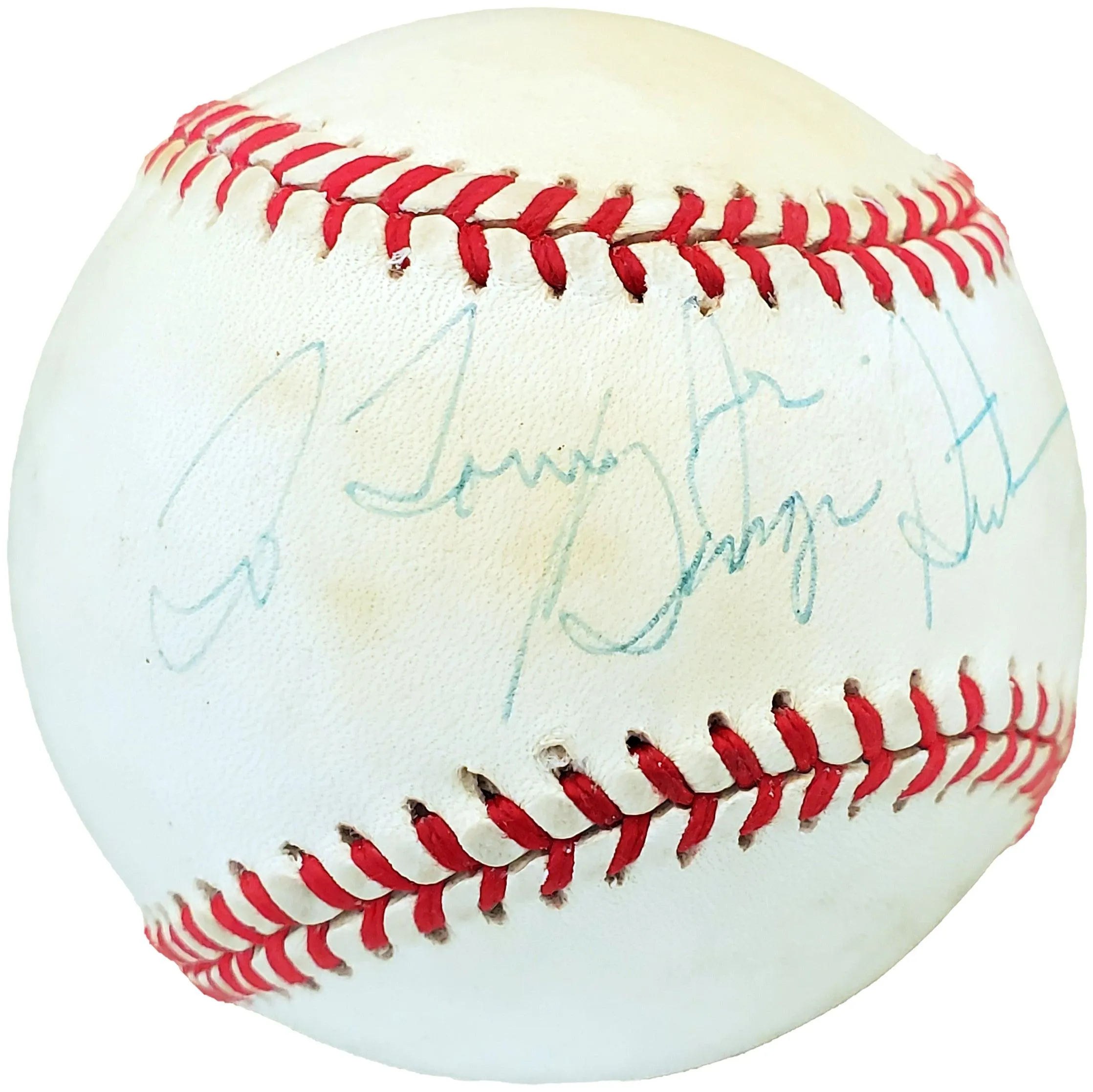 George Steinbrenner Autographed Official AL Baseball New York Yankees "To Tony" Beckett BAS #A34737