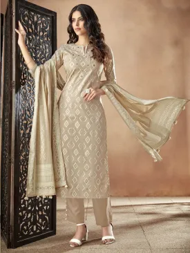 Golden Casual Pakistani Pant Suit