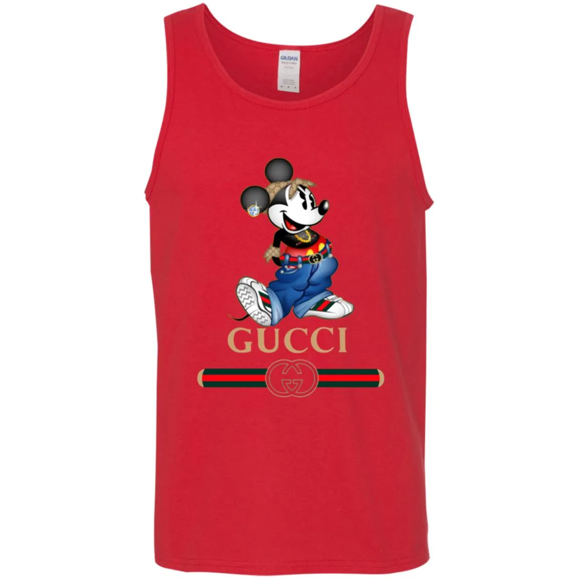 Gucci T-shirt Mouse Mickey Cartoon T-shirt Men Cotton Tank