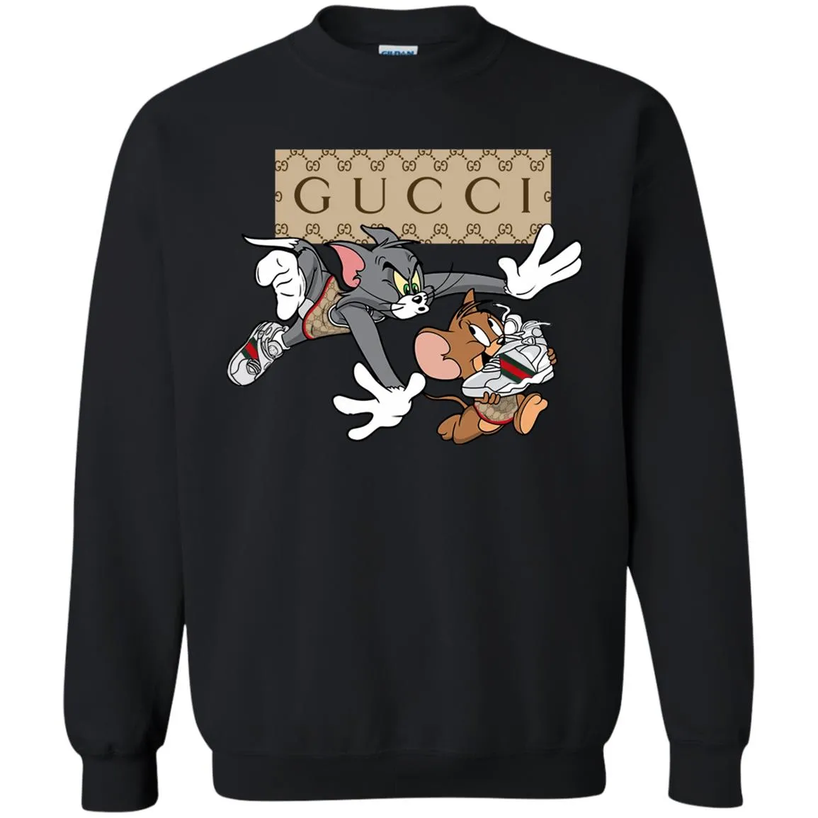 Gucci Tom And Jerry Cartoon T-shirt Crewneck Pullover Sweatshirt