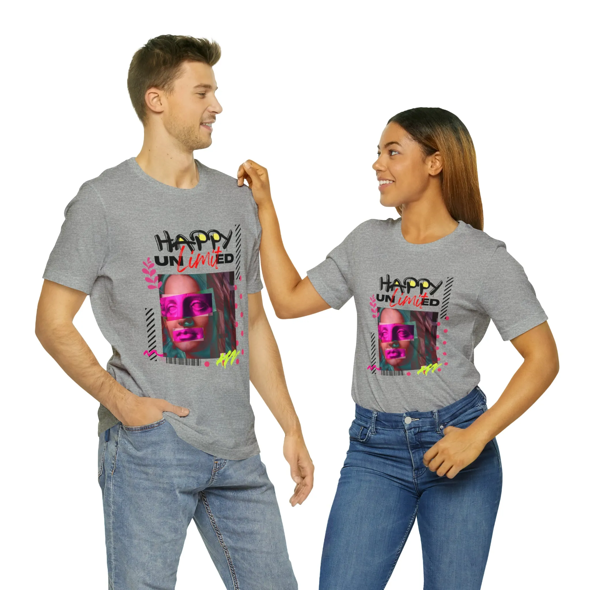 Happy unlimited urban streetwear Unisex Jersey Short Sleeve Tee