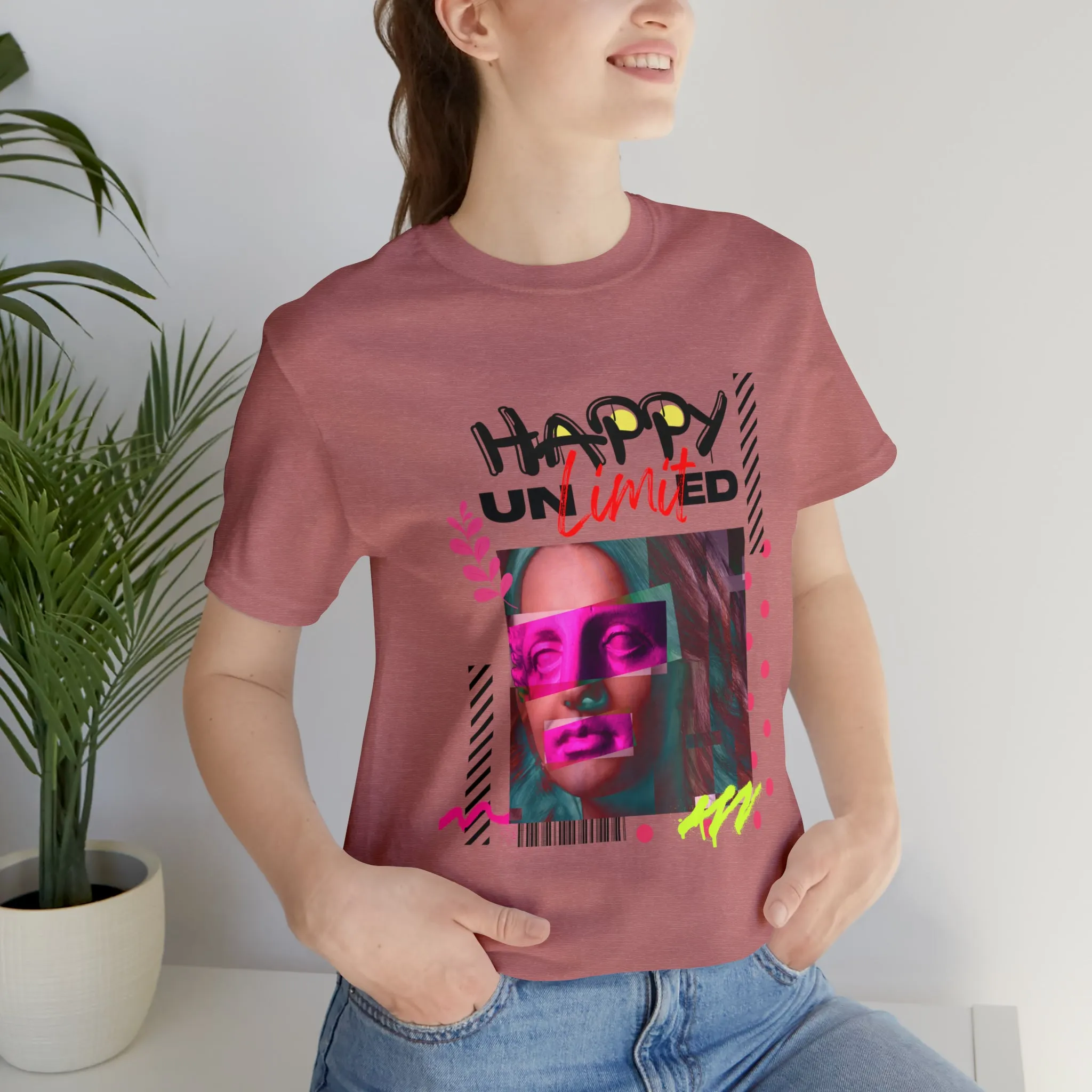 Happy unlimited urban streetwear Unisex Jersey Short Sleeve Tee