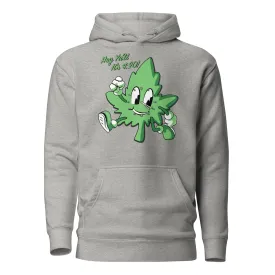 Hey Y'all It's 4:20! Funny Cannabis Hoodie with Cartoon Leaf – Perfect for Marijuana Enthusiasts