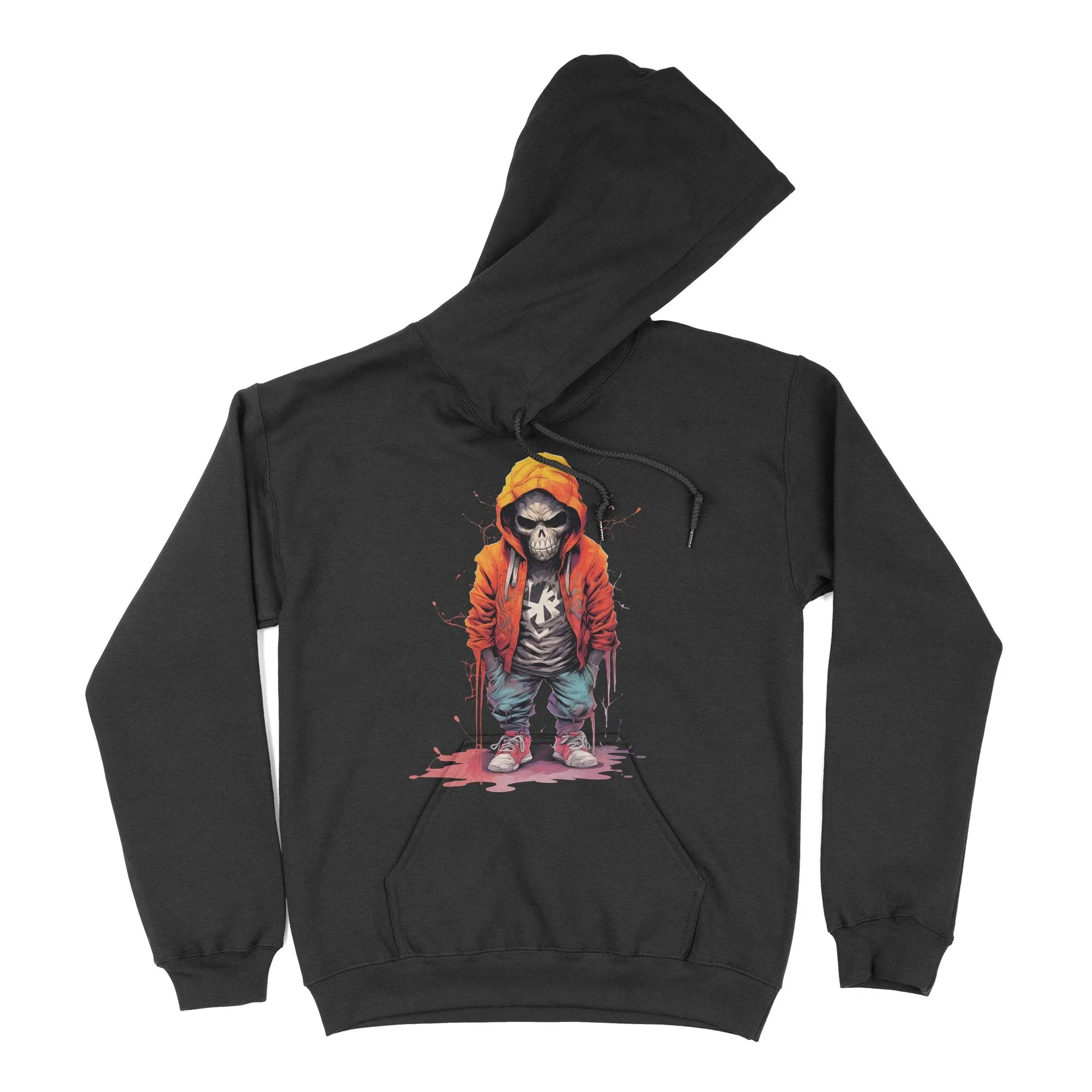 Hoodie Skull Street Cartoon