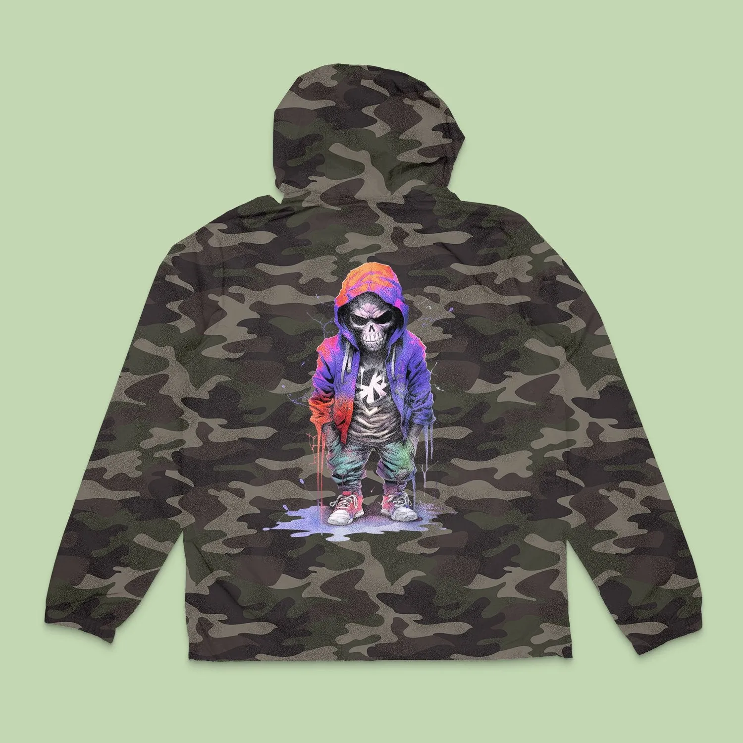 Hoodie Skull Street Cartoon