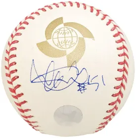 Ichiro Suzuki Autographed Official 2009 WBC Baseball Seattle Mariners "#51" IS Holo Stock #189809