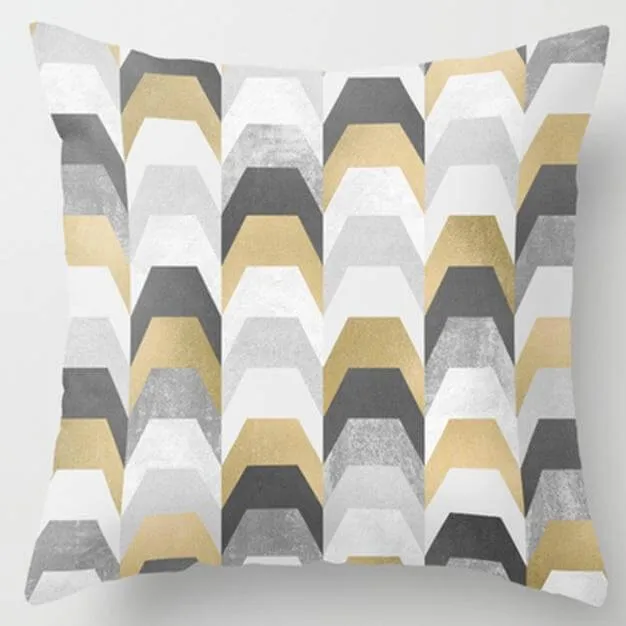 Irregular Triangle Pattern Pillow Cases