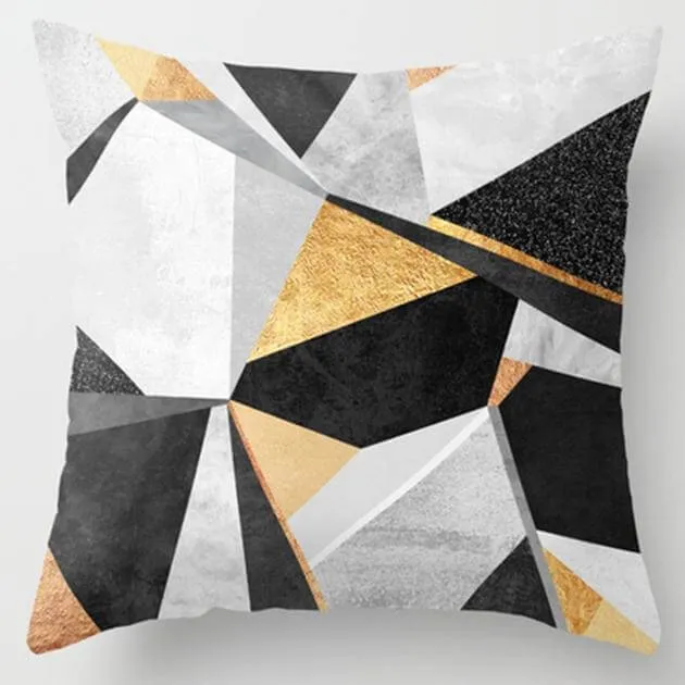 Irregular Triangle Pattern Pillow Cases