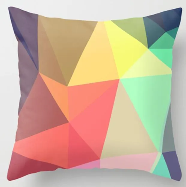 Irregular Triangle Pattern Pillow Cases