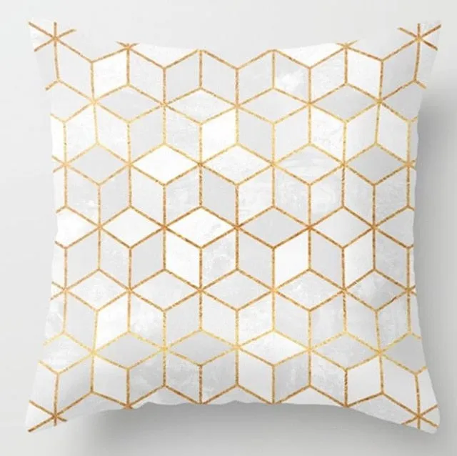 Irregular Triangle Pattern Pillow Cases