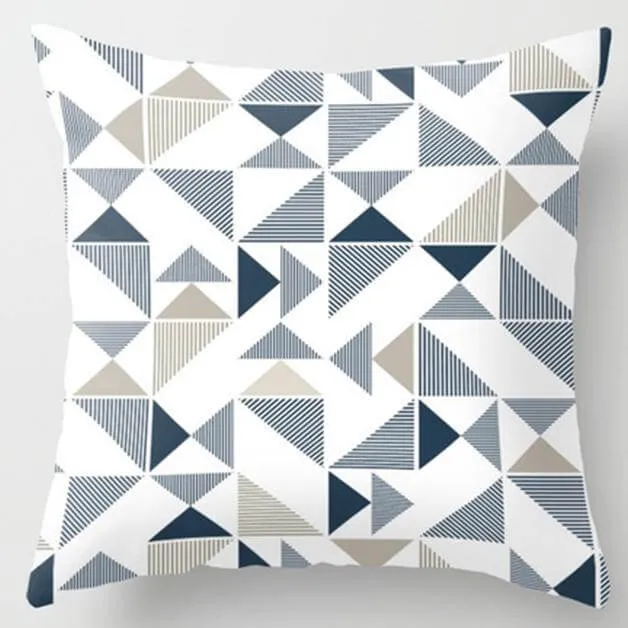 Irregular Triangle Pattern Pillow Cases