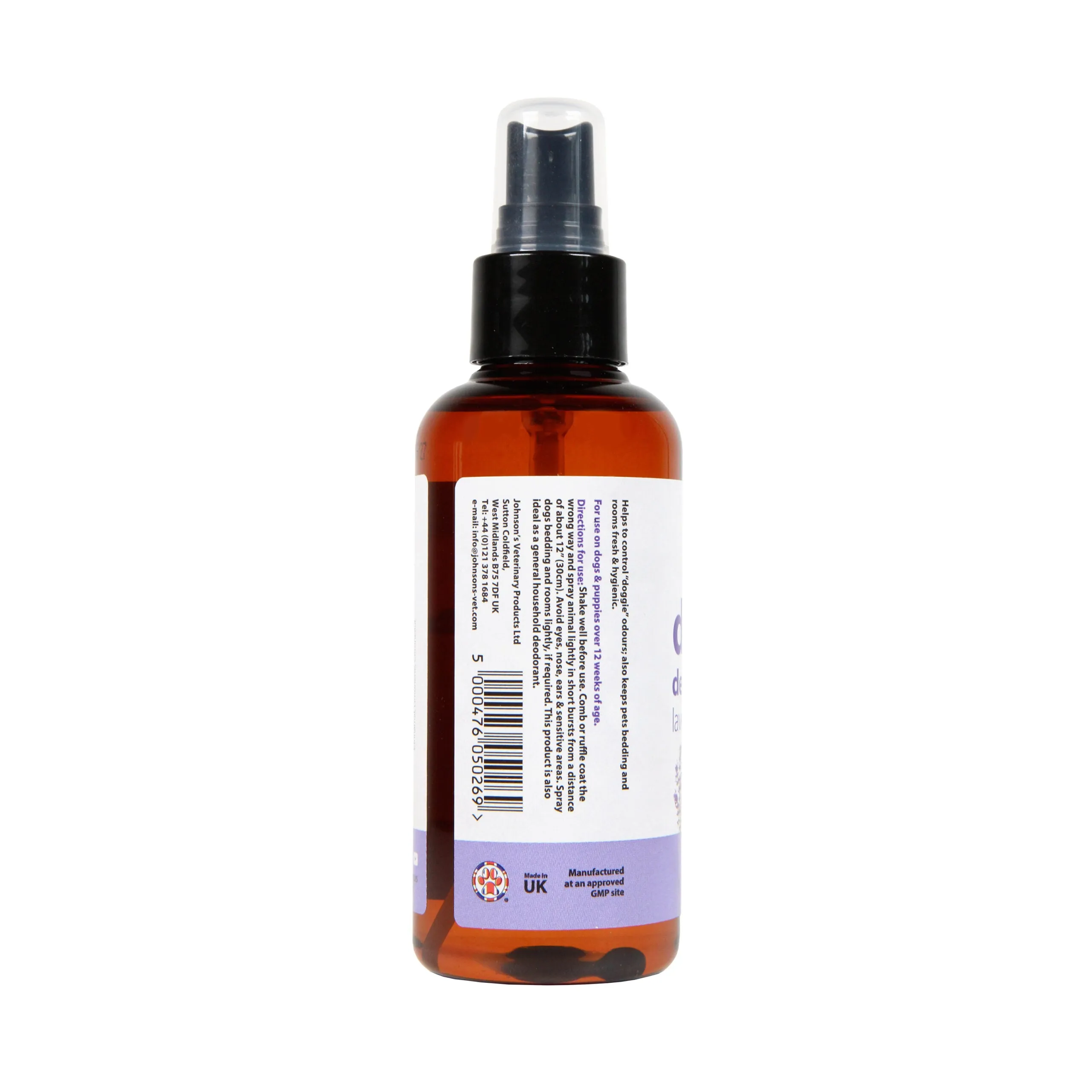 Johnson's Veterinary | Dog Deodorant Spray | Lavender Scent - 150ml