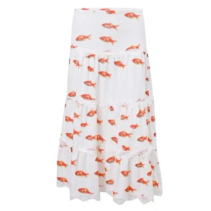 Koi Fish Maxi Skirt