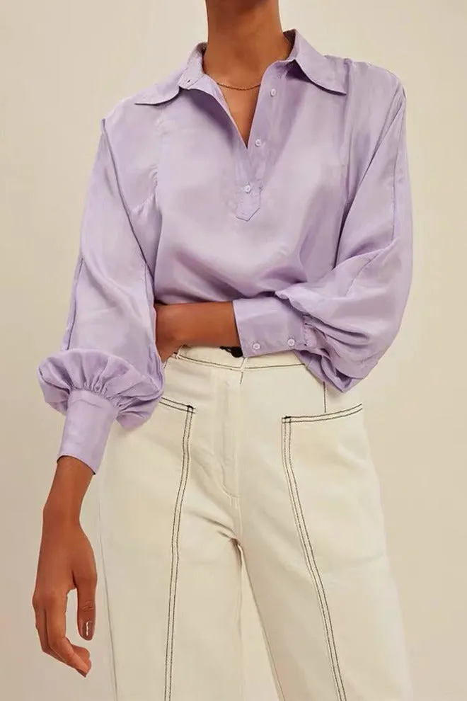 Lantern Sleeve Blouse