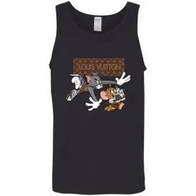 Louis Vuitton Cartoon Tom And Jerry T-shirt Men Cotton Tank