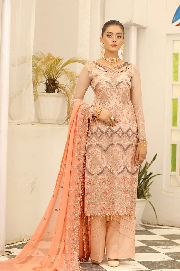 Maryam's Embroidered Luxury Chiffon Collection Vol-26 – D-40 Marjaan