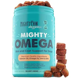 Mighty Omega Salmon Oil Supplement: A Treat for Healthy Skin and Coat