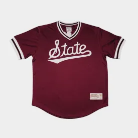 Mississippi State Classic Script Baseball Pullover