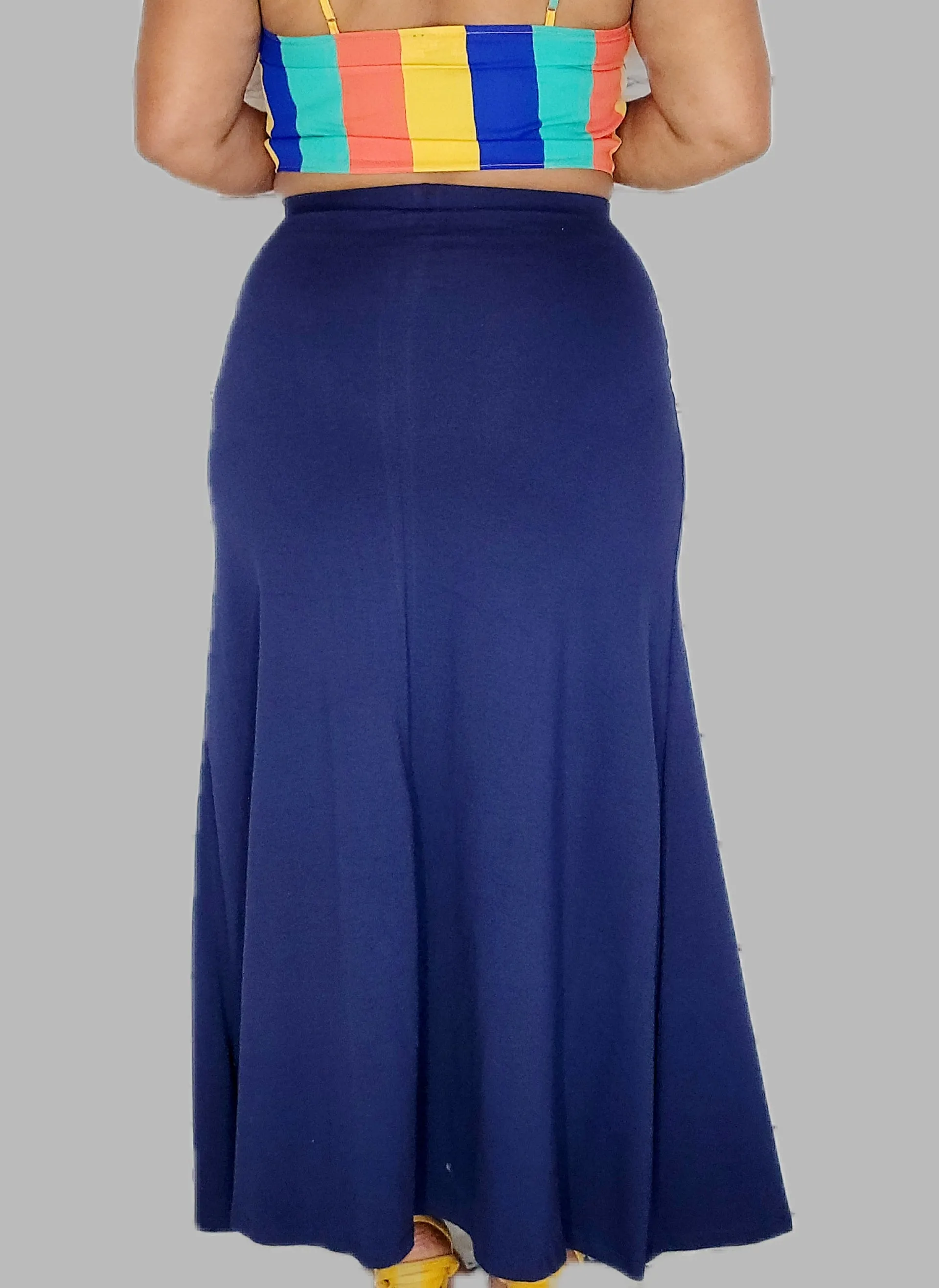 Navy Seal Maxi Skirt