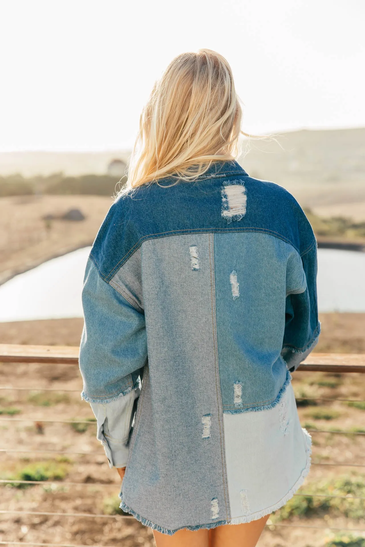 NEW!! The Bailey Denim Shacket