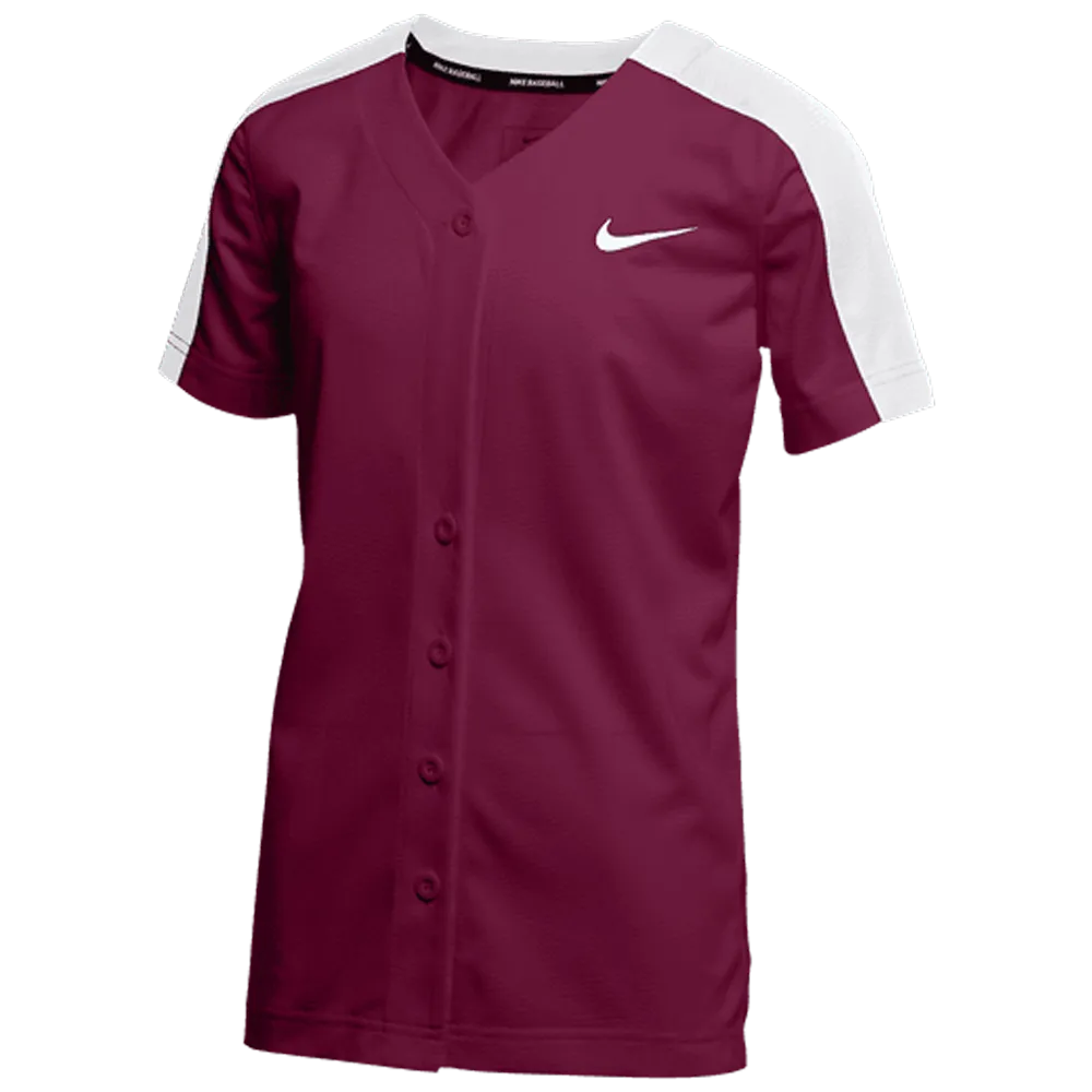 Nike Kid's Stock Vapor Select Full Button Jersey