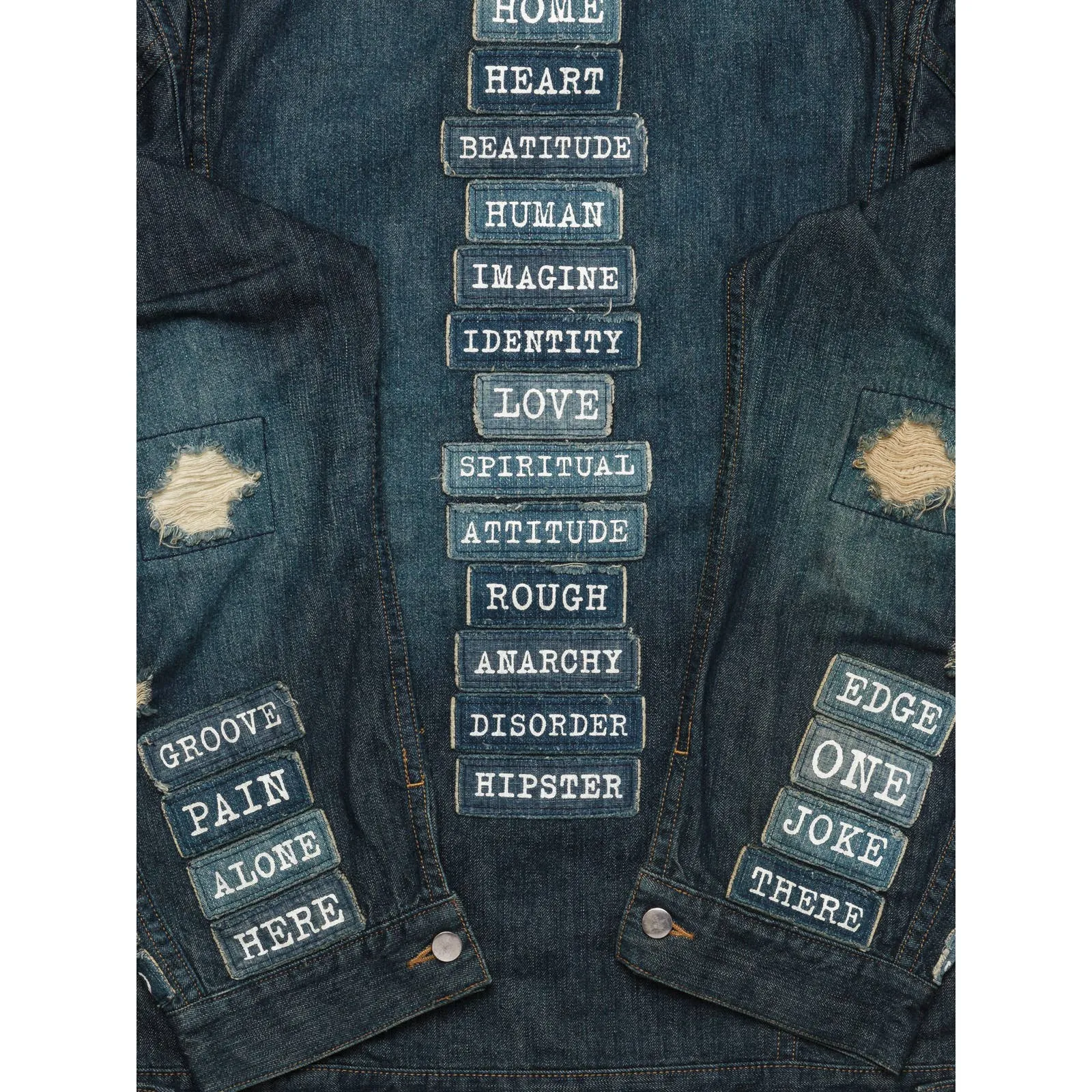 Pain Patchwork Denim Jacket