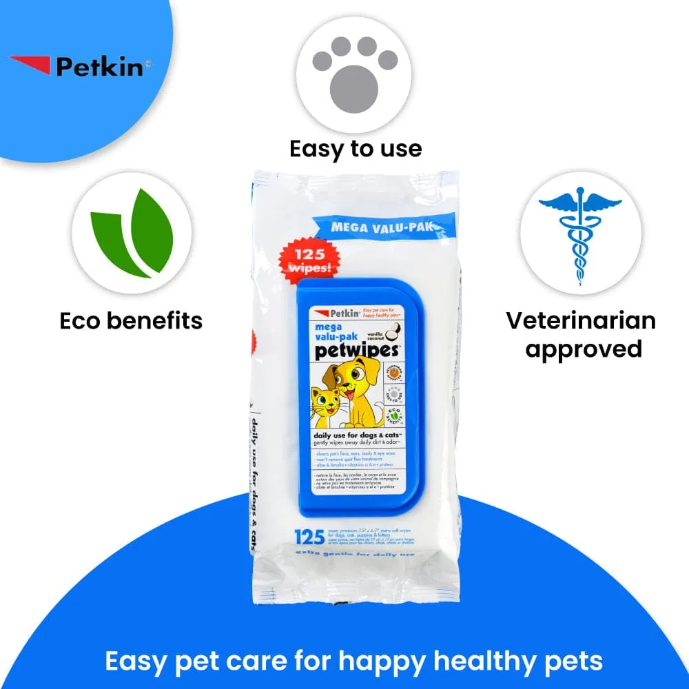 Petkin Mega Value Pack Petwipes for Dogs and Cats