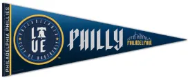 Philadelphia Phillies Official MLB City Connect "PHILLY"-Style Premium Felt Pennant - Wincraft Inc.