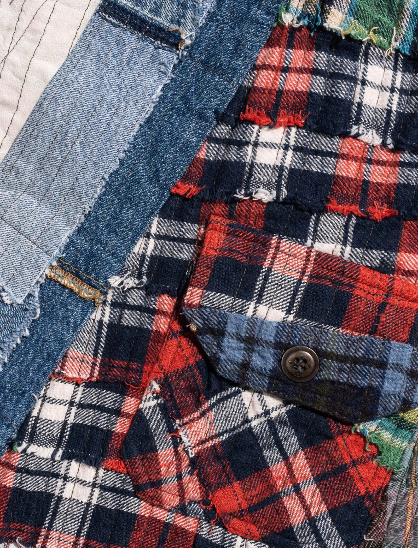 PLAID STITCHWORK GL1 SHIRT