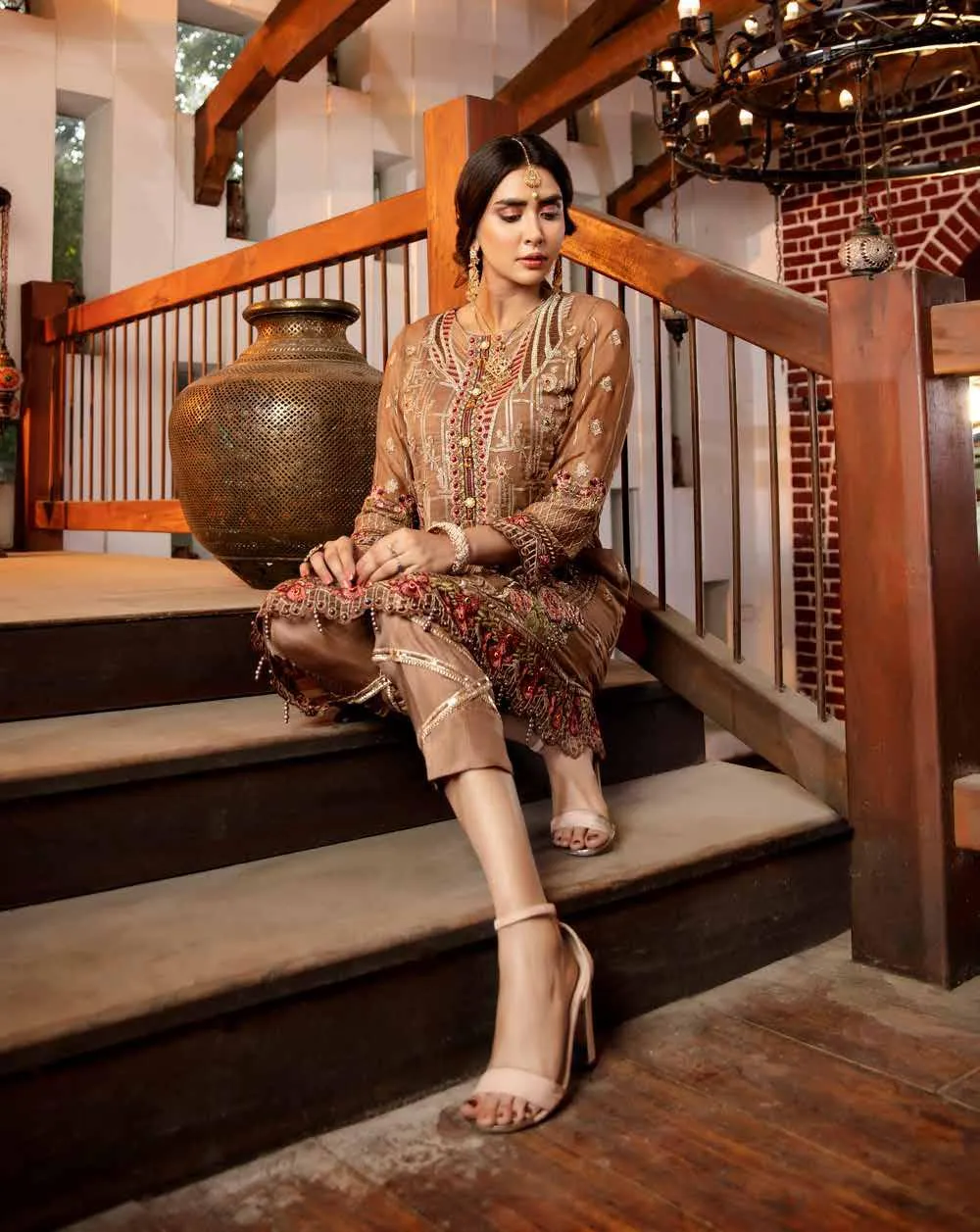 Poshak Luxury Chiffon Collection – D-073